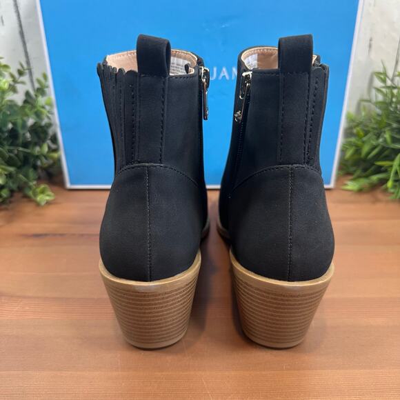 Draper James Women's Elle Chelsea Black Boots Size 8 - Picture 5 of 7